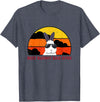 Best Bunny Dad Ever Rabbit Jumper - Dad T-Shirt in Heather Blue