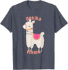 Cute Llama Shirts Drama Llama T-Shirt for Adults and Kids T-Shirt - Heather Blue