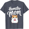 Hamster Mom Keeper Woman Girl Hamster T-Shirt - Heather Blue