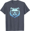 pappy Grizzly in sunglasses Pappy Bear Vintage Graphic T-Shirt - Heather Blue