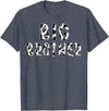 Cow Pattern Print Family Matching Birthday Shirts Cow Big Brother Birthday Family Matching Fathers Day Boy T-Shirt - Heather