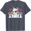 Llama Gifts & Accessories Chicken Llama Cool Alpaca - Lamaist Animal Llama T-Shirt - Heather Blue