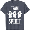 Ghost Halloween Gifts - Team Spirit Funny Ghost Pun - Team Spirit T-Shirt - Heather Blue