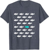 Fish Swimming Against the Ocean By Raminz Fish Swimming Against the Ocean and against Current design T-Shirt - Heather Blue