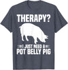 Pot Belly Pig Owner Clothing Pig Harness and Leash Pot Belly Pig Owner Food Toys Supplies Pot Belly Pig Mom T-Shirt - Heather Blue
