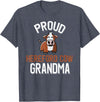 Cute Hereford Cow Family Apparel Proud Hereford Cow Grandma T-Shirt - Heather Blue