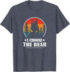 MeToo Angry Radical Feminist Gift Shirts & Hoodies Womens Retro Vintage This Is Why I Choose The Bear T-Shirt - Heather Blue