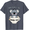 Cute Shirts and Merch My Puns Are Koala Tea Funny Cute Koala Bear Animal Pun T-Shirt - Heather Blue