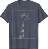 Sarcastic Giraffe Shirts Co20 Giraffe Lover Gifts For Womens Giraffe Graphic Tees For Mens T-Shirt - Heather Blue