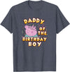 Peppa Pig Daddy of The Birthday Boy Confetti Logo T-Shirt - Heather Blue