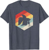 Cool Pet Beta Fish Gift Apparel Retro Vintage Freshwater Aquarium Betta Fish T-Shirt - Heather Blue