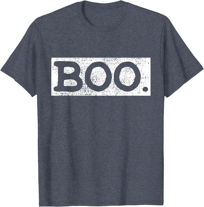 Boo Pocus Halloween Vintage Boo Funny Gift T-Shirt - Heather Blue