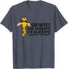 Giraffe Lover Gifts And Tees Giraffes Are Awesome. I'm Awesome Therefore I'm a Giraffe T-Shirt - Heather Blue