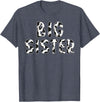 Cow Pattern Print Family Matching Birthday Shirts Cow Big Sister Birthday Family Matching Mothers Day Boy Girl T-Shirt -