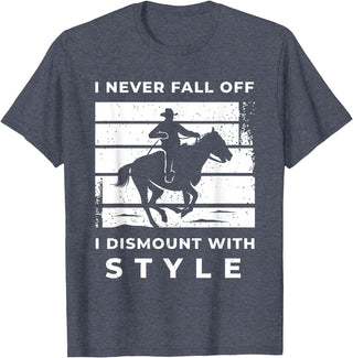 Funny Horse Quote Shirts And Equestrian Gifts Funny Horse Quote Outfit For A Lover Of Horse T-Shirt - Heather Blue