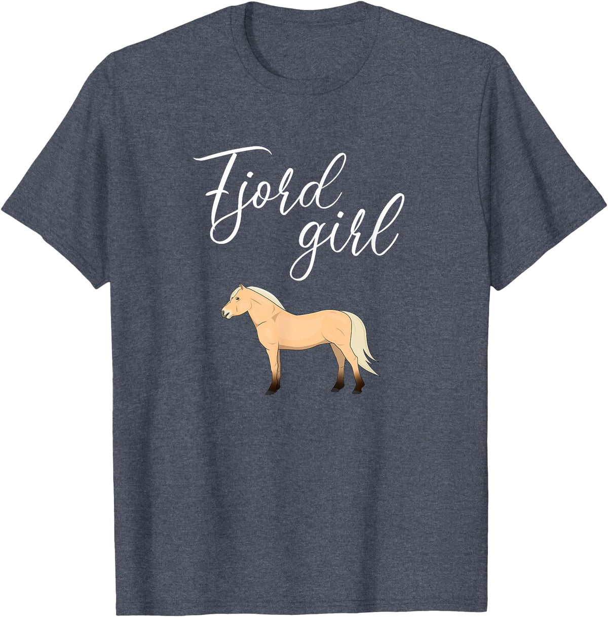 Fjord Horse apparel Fjord Horse, Norwegian Fjord Horse T-Shirt - Heather Blue