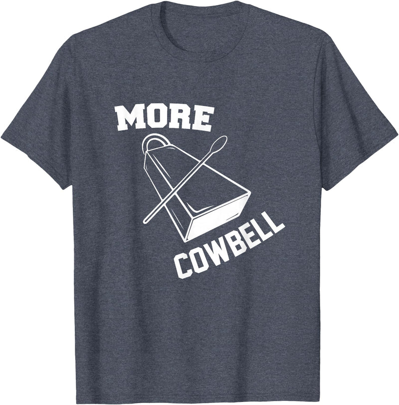 More Cowbell Git Swag More Cowbell T-Shirt - Heather Blue
