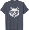 grandma Bear Family Apparel Grandma Bear Face with Sunglasses T-Shirt - Heather Blue