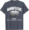 Mammoth Cave National Park USA Parks Mammoth Cave National Park Bear Souvenir US Parks T-Shirt - Heather Blue