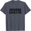 Passion8 Gear Show Pig Show Steer Gangster T-Shirt - Heather Blue