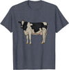 Cows and cattle Drawing of a Holstein cattle T-Shirt - Heather Blue