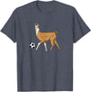 Cute Soccer Llama Tees Soccer Llama Futbol Llama T-Shirt - Heather Blue
