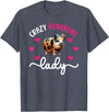 Funny Kunekune Pigs For Kunekune Pig Mom Crazy Kunekune Lady Kunekune Pig Mom Kunekune Pig Lover T-Shirt, Small - Heather Blue