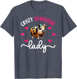 Funny Kunekune Pigs For Kunekune Pig Mom Crazy Kunekune Lady Kunekune Pig Mom Kunekune Pig Lover T-Shirt, Small - Heather Blue