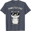 Funny Hamster Design for Men Dad Boys Animal Hamster Lover T-Shirt - Heather Blue
