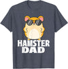 Hamster Dad - Father's Day Animal Whisperer Rodent Lover T-Shirt - Heather Blue