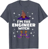 Funny Happy Engineer Witch Co Funny Engineer Witch Family Matching Halloween Engineering T-Shirt - Heather Blue