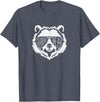 grandpa Bear Family Apparel Grandpa Bear Face with Sunglasses T-Shirt - Heather Blue