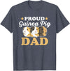Cool Fluff Quote Proud Guinea Pig Dad Quote for your Guinea Pig Dad T-Shirt - Heather Blue