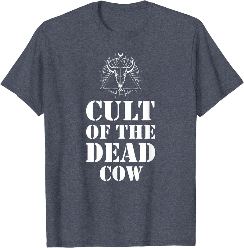 Cult Of The Dead Cow Tee Cult Of The Dead Cow Shirt T-Shirt - Heather Blue