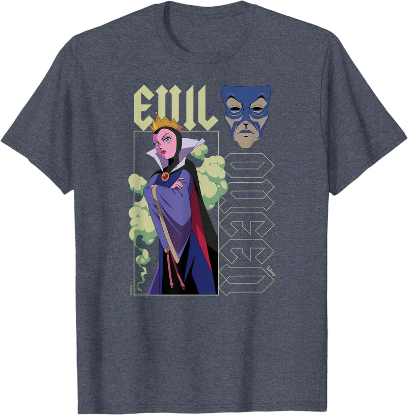 Disney Princess - Evil Queen T-Shirt - Heather Blue