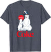 Coca-Cola Company Coca-Cola - Polar Bears and Coca-Cola T-Shirt - Heather Blue