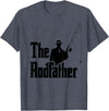 The Rod Father Funny Quote Shop The Rod Father Funny Quote for Fishermen T-Shirt - Heather Blue