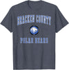 Official High School Fan Gear Bracken County High School Polar Bears T-Shirt - Heather Blue