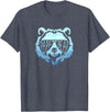 papa Grizzly in sunglasses Papa Bear Vintage Graphic T-Shirt - Heather Blue