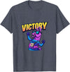 PixelLlama Victory Gaming Victory Llama T-Shirt - Heather Blue