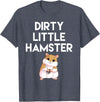Dirty Little Hamster Cute Hamster Picture T-Shirt - Heather Blue