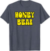 Classic 70's Retro Vintage Hippie Honey Designer Classic 70s Retro Vintage Hippie Honey Bear T-Shirt T-Shirt - Heather Blue