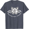 Bahamas Swimming Pigs Bahamas Swimming Pig with Mask and Snorkel T-Shirt - Heather Blue