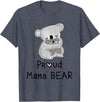 Koalaslifestyle Cute Koala Mama Bear and Baby, Mothers Day Gifts T-Shirt - Heather Blue