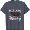 Creative Berkshire Pig designs Berkshire Pig Mommy T-Shirt - Heather Blue