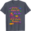 Don't Make Me Flip My Witch Switch Clothing Co Don't Make Me Flip My Witch Switch Halloween Funny T-Shirt - Heather Blue