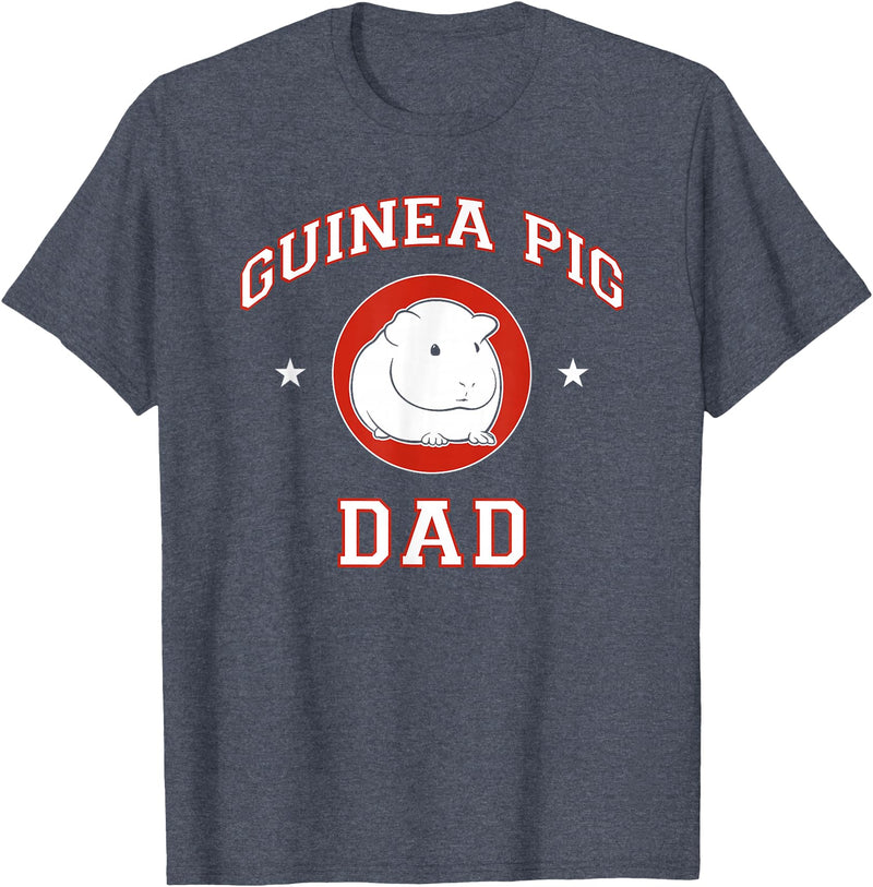 Miller Sye Guinea Pig Dad T-Shirt - Heather Blue