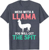 LLama Gifts & Accessories With a llama you get the spit alpaca llama T-Shirt - Heather Blue