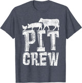BBQ Shirts BBQ Shirt Barbeque Tshirt Pork Pig Chicken Meat Gift T-Shirt - Heather Blue
