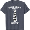 Funny Horse Racing Cool Horse Lover Apparel This Is My Derby Day Suit Funny Horse Racing Horse Lover T-Shirt - Heather Blue